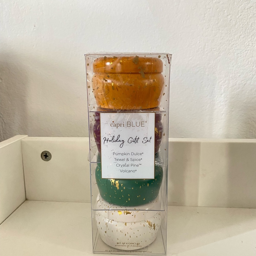 Capri Blue candles holiday gift set